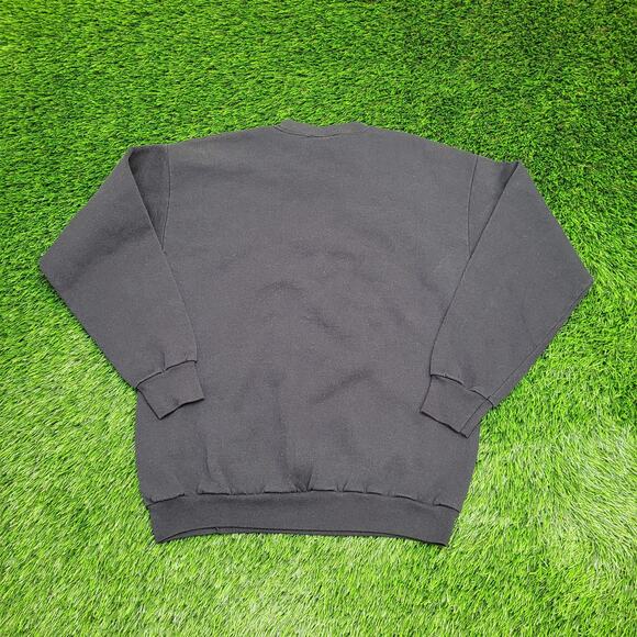 Vintage 90s Wolf Sweatshirt Women Large 20x25 Wilderness USA - Picture 2 of 12